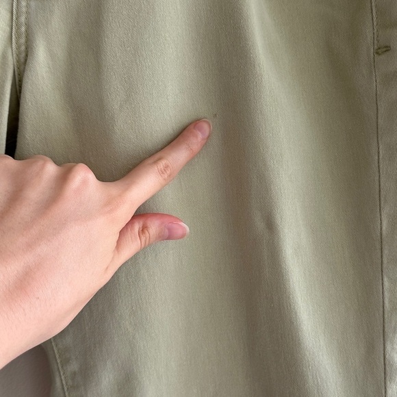 Jag Jeans Light Green Straight Leg Jeans, Size 8, Women’s Colored Pants - Picture 10 of 16